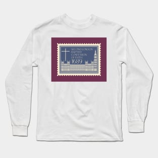 Reformed christian art. Second London Baptist Confession of Faith - 1689. Long Sleeve T-Shirt